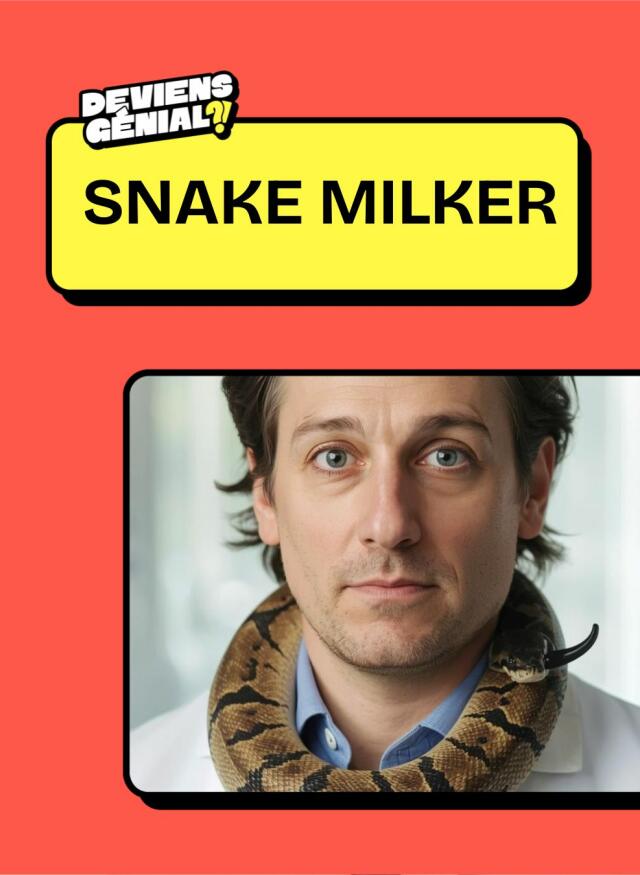 🎬 Snake milker, le métier qui va faire frissonner tes potes