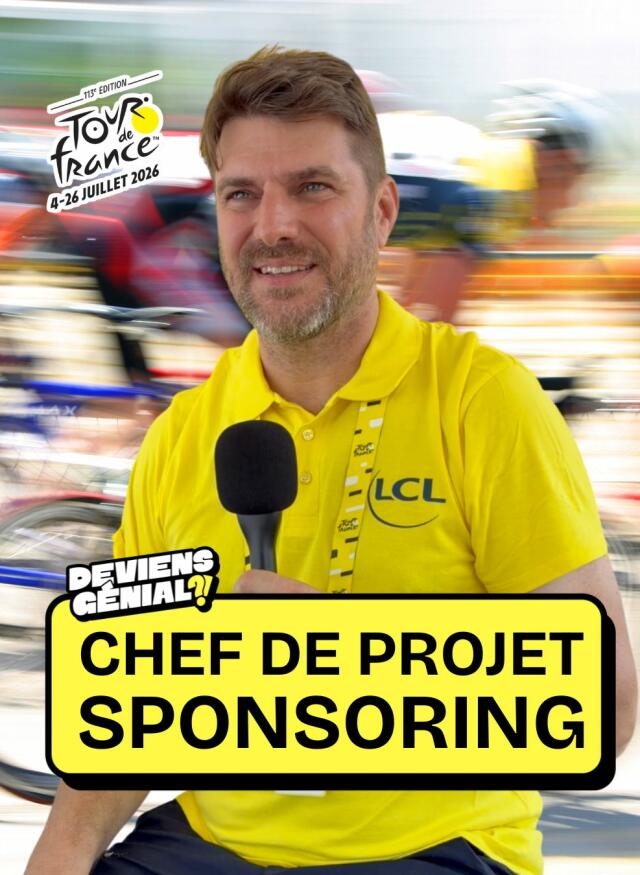 🚴🏽 Chef de projet Sponsoring – Les métiers du Tour de France